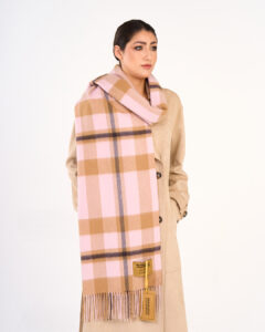 Cashmere bordered scarves 