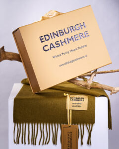 Retro designer cashmere scarves