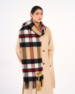 Scottish designer wool cashmere scarves